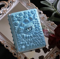 Buku Diary A5 Warna Macaron Lucu Terlaris, Sampul Resin Mata Naga Kristal Baru yang Menggemaskan, Hadiah 110 Lembar