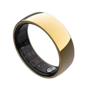 IP68防水スマートリングBPAフリーステンレススチールセラミックケース心拍血圧睡眠トラッカーIOS Androidアプリコントロール - Product Image 5