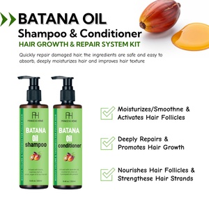 Shampooing et après-shampooing à l'huile de Batana à base de plantes, 250 ml, marque privée, nourrissant, hydratant, stimulant la croissance des <span class=keywords><strong>cheveux</strong></span> - Product Image 3