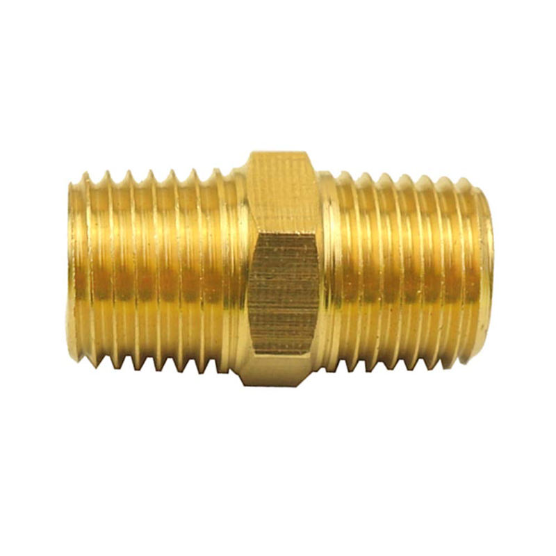 Connettore Femmina Accoppiamento Aria Compressa 2pz 1/4" Filetto Ottone - Foto 4