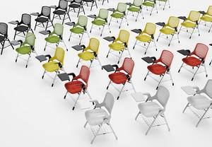 Silla plegable para sala de conferencias, silla de oficina de entrenamiento anidada apilable, silla de entrenamiento para silla escolar - Product Image 5