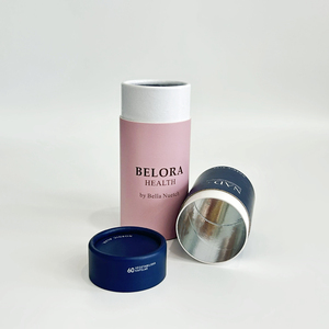 Tube en carton biodégradable de luxe pour cosmétiques, huiles essentielles, soins de la peau, thé en vrac, emballage de parfum - Product Image 2