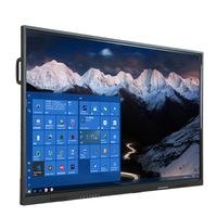 Tableau blanc interactif de 75 pouces Écran LCD intelligent Tableau blanc intelligent en verre Écran plat interactif