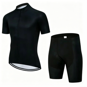 Ensemble de cyclisme personnalisé <span class=keywords><strong>avec</strong></span> logo, short et t-shirt à manches courtes, ensemble sportif respirant en spandex/polyester imprimé pour <span class=keywords><strong>homme</strong></span>, été - Product Image 4
