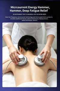 Appareil de massage corporel à micro-courant à double poignée en gros, équipement de massage personnalisable pour salon de beauté (OEM) - Product Image 5