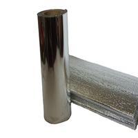 Feuille d'aluminium Al 7mic et Film mfp 6/8/12um, mousse pe revêtue avec bulle, pour isolation industrielle des maisons
