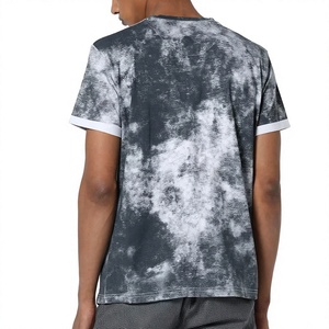 Camiseta Vintage Moderna de Corte Regular, 100% Algodón Grueso, Estilo Urbano de Secado Rápido, Diseño Cuadrado para Hombre - Product Image 5