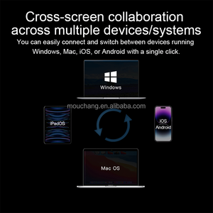 Clavier sans fil ergonomique incurvé ultra-fin, clavier sans fil silencieux ergonomique avec 5 connexions multimédias pour ordinateur, mobile, tablette - Product Image 5