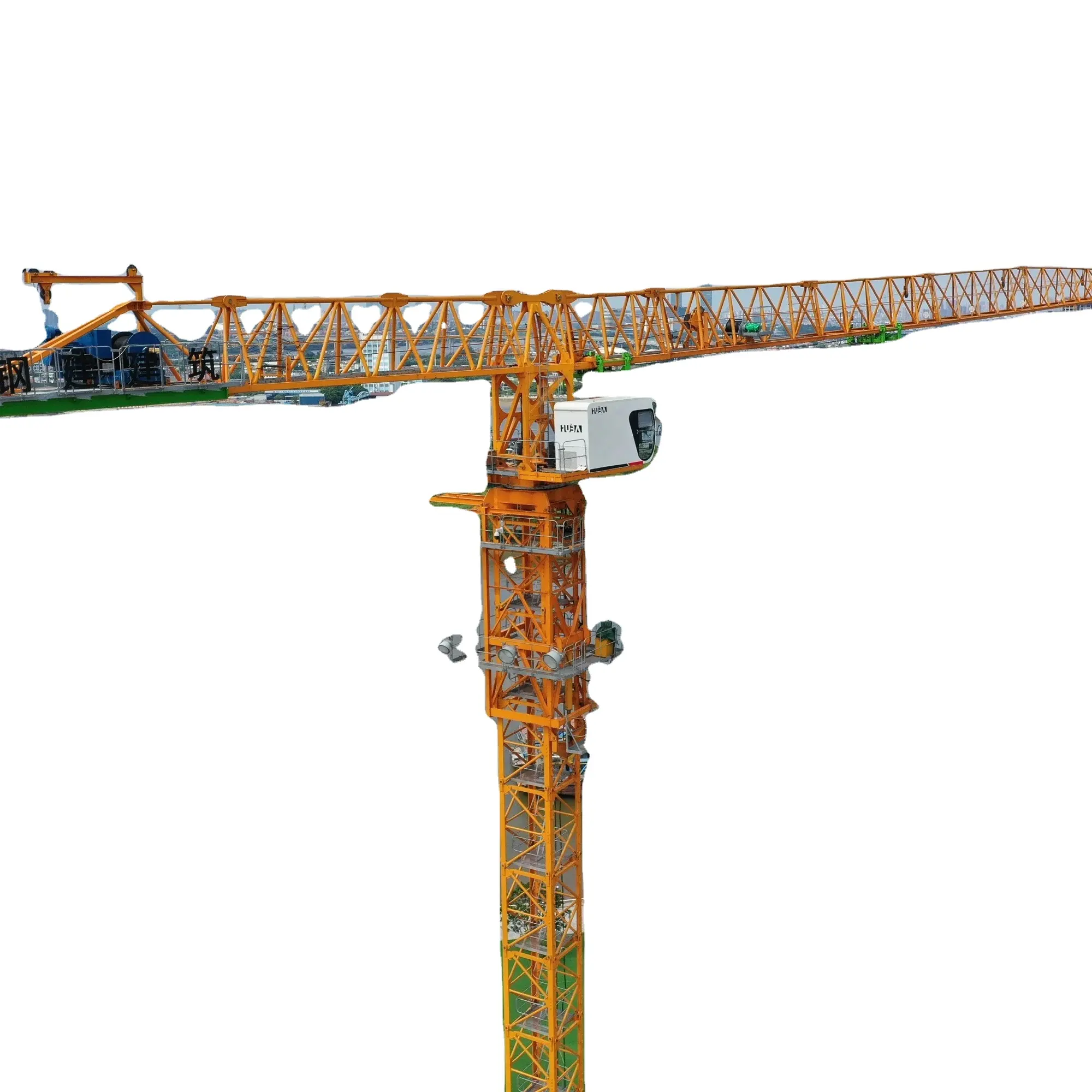 HUBA Tower Crane T7535-18 construction machine flat top tower crane 18ton