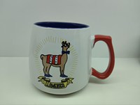 Mug Keramik Cetak Decal Kustom - Kopi/Teh/Susu Desain Minimalis Kembali ke Sekolah Kapasitas Besar 550ml