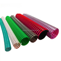 Tuyau d'aspiration en PVC robuste 4"-12" haute pression, non toxique, anti-UV, flexible pour applications industrielles, drainage, mines et eaux usées