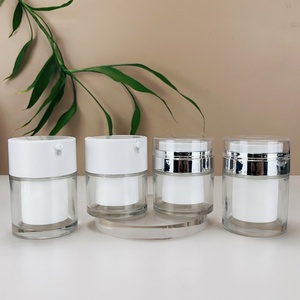 Luxury New Style Glass Cosmetic Packaging 30g 50g Glass Airless Pump Cream Jar for Micro-Sculpting Anti-Aging Cream - Product Image 4