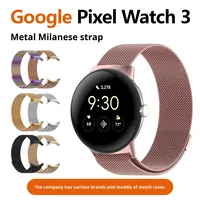 Bracelet magnétique réglable en acier inoxydable pour Google Pixel Watch 3, confortable et durable, disponible en stock