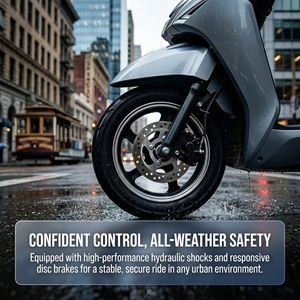 <span class=keywords><strong>Moto</strong></span> électrique 1500W haute vitesse, nouveau design, scooter électrique pour adultes, batterie électrique, fabriqué en Chine - Product Image 3