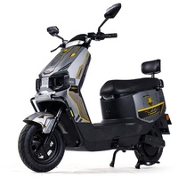 Foreign Trade Hot Style Electric Motorcycle 60/72V Lead-acid Battery 1000W/1200W/1500W Long Endurance Food Delivery Model