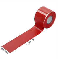 Tube thermorétractable auto-adhésif ignifuge en PE pour isolation basse tension 1KV/10KV/35KV, gaine de barre omnibus en cuivre, conduit de bus de Shuolin