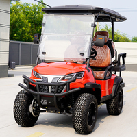 Voiturette de golf électrique Augus Street Legal 5-6 places, batterie lithium LSV, certifiée CE/DOT/EEC/GCC, 48V, marché américain, aluminium et acier, 90 km d'autonomie