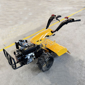 Buen precio a la venta 4wd Diesel Mini Marm Cultivator Walking Tractor Autopropulsado Back-Spin Micro Tiller para áreas montañosas - Product Image 5