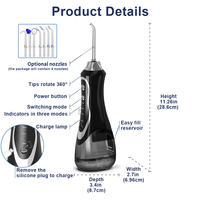 Puissant Portable Étanche Stérilisation Dentaire Soins Des Dents Voyage  Électrique Rechargeable Jet Oral Eau Irrigateur Flosser