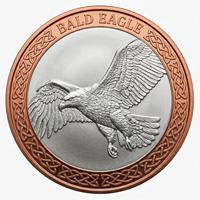 Pièce de collection bicolore en cuivre, thème Lion, avec lion rugissant en relief, pour décoration sur le thème de la faune, cadeau et collection numismatique