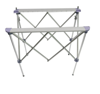 Qualité garantie, taille personnalisée, cadre pliable en alliage d'aluminium, présentoir de produits, comptoir Led, Table de Promotion