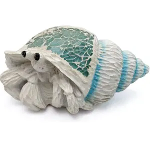 Смола морское существо Краб-отшельник украшение для дома скульптура