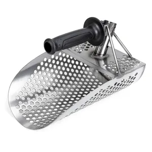 Pelle de plage en acier inoxydable pour la détection de métaux et la recherche de trésors, outil hexagonal - Product Image 1