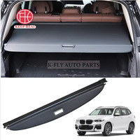 Vente flash : Accessoires intérieurs pour coffre de voiture BMW X3 2018+, pare-soleil rétractable pour coffre de voiture, couvre-coffre rétractable