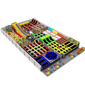 Parc de <span class=keywords><strong>trampoline</strong></span> intérieur pour enfants Cadres de basket-ball Piscines à balles Pont sautant <span class=keywords><strong>Trampoline</strong></span> Parcs d'attractions pour enfants - Product Image 6