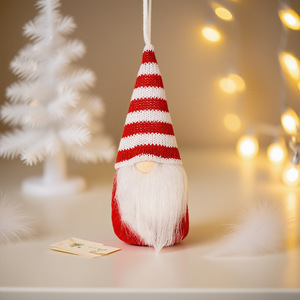 Creative New Faceless <b>Doll</b> Christmas Decoration Supplies Snowflake Knitted Hat Forest Old Man Ornament - Product Image 6