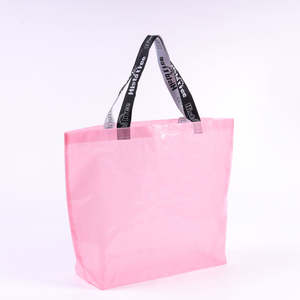 Sac fourre-tout d'épicerie tissé en PP avec logo personnalisé durable conception libre Sac à provisions tissé en PP réutilisable de grande capacité en matériau écologique - Product Image 5