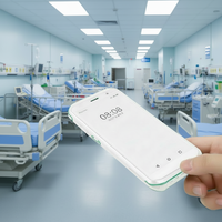 Hyatta Healthcare - Computadora de Mano Android de 5.5 Pulgadas, Octa-Core 2.2GHz, 3GB de RAM, Escáner de Códigos de Barras 1D/2D, Lector RFID NFC, IP67 Resistente