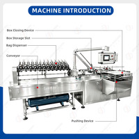 Machine d'emballage automatique pour cartons de gels énergétiques, sachets irréguliers, liquides, café en sachet, bâtonnets de gelée, boîtes en carton