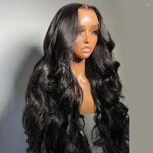 Perruque frontale sans colle en dentelle HD 13x6, cheveux humains vierges vietnamiens bruts, bouclés birmans, 40 pouces, ondulés, cuticules alignées - Product Image 3