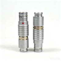 Conectores Circulares Push-Pull Egg Fgg.00/0b/1b/2b/3b de 2 a 30 Pines, 6 Pines, 9 Pines, 12 Pines, Conector Eléctrico de Cableado Automático con Bloqueo Automático