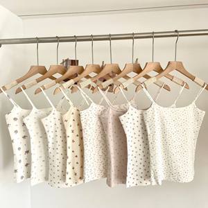 BM-Style Hochwertige Bestseller Reine Baumwolle Spitze Blumen-<span class=keywords><strong>Camisole</strong></span> für Damen Neue Sommer-Mode Unterwäsche Kurzes Oberteil Schnelltrocknend - Product Image 6