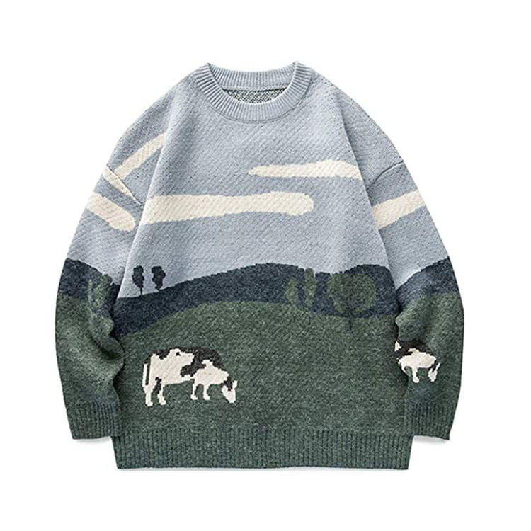 Asos Design Cow Knitted Jumper Trending Now: Cow Sweaters Ultimate - Main Image