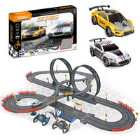 Vente en gros de voitures de course pour voleurs de police électriques, voiture de chemin de fer légère télécommandée, voitures à sous RC 1:32