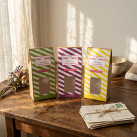 Boîtes en papier kraft blanc écologiques personnalisées, imprimées, avec fermeture à languette, type carton pliable, emballage avec languette de verrouillage