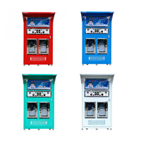 Distributeur automatique de glaçons et d'eau pure avec filtration RO et fonctionnement à monnayeur