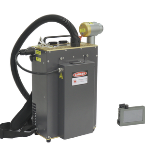 Machine de nettoyage au laser à fibre pulsée 200W 300W pour sac à dos, élimine la rouille et la peinture, et les graffitis des murs extérieurs - Product Image 6