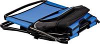 Chaise de camping pliable portable d'extérieur avec dossier et sac isotherme en polyester imperméable pour la randonnée, la chasse, le pique-nique et la pêche
