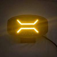 Feux antibrouillard/phares de conduite LED 10 pouces, projecteur pour camion 24V, phare LED 4x4 blanc ambre, feux pour remorques