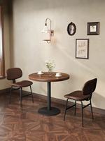 Ensemble de table à manger moderne avec 2 chaises pour restaurant, maison, dîner