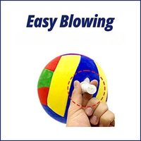 Ballon de volley-ball pour adultes OEM 7,9 pouces, lavable, sûr, avec revêtement en PVC souple, tuyau de gonflage, pour exercices et divertissements en intérieur et en extérieur