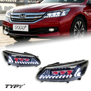 Conversions de phares à LED pour Honda Accord 9ème génération (2014-2015) avec feux de jour et clignotants séquentiels. - Product Image 1