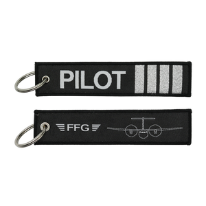 Nhà Máy Tùy Chỉnh Dệt Key Fob Chuỗi Dây Đeo Không Có Tối Thiểu Trung Quốc Số Lượng Lớn Trong Cá Nhân Poly Bag 25 Mét Vòng Lớn + Lỗ Gắn Twill Nền 2C - Product Image 1