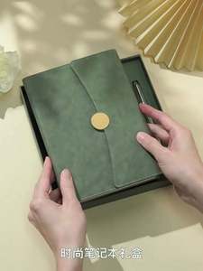 Set de Regalo de Lujo con Cuaderno A5, Bolígrafo y Botella en Caja Personalizada para Premios de Reuniones Anuales de Oficina, Nuevo Set de Regalo Corporativo - Product Image 3