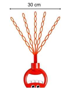 Vendita calda cartone animato bastone bolla divertente e durevole giocattoli a bolle per i bambini 32 fori <span class=keywords><strong>sorridente</strong></span> per il viso di sapone bacchetta bastone per esterno giocattoli - Product Image 3