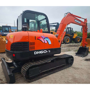 Miniexcavadora <span class=keywords><strong>de</strong></span> <span class=keywords><strong>segunda</strong></span> <span class=keywords><strong>mano</strong></span> lista para enviar, compra original, equipada con cucharón, alto rendimiento hidráulico |   Doosan DH60 - Product Image 1